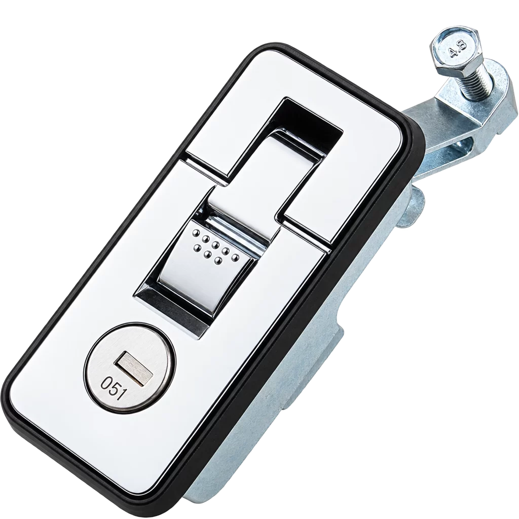 Locking Push-Button Recessed Compression Latch ML100-2007