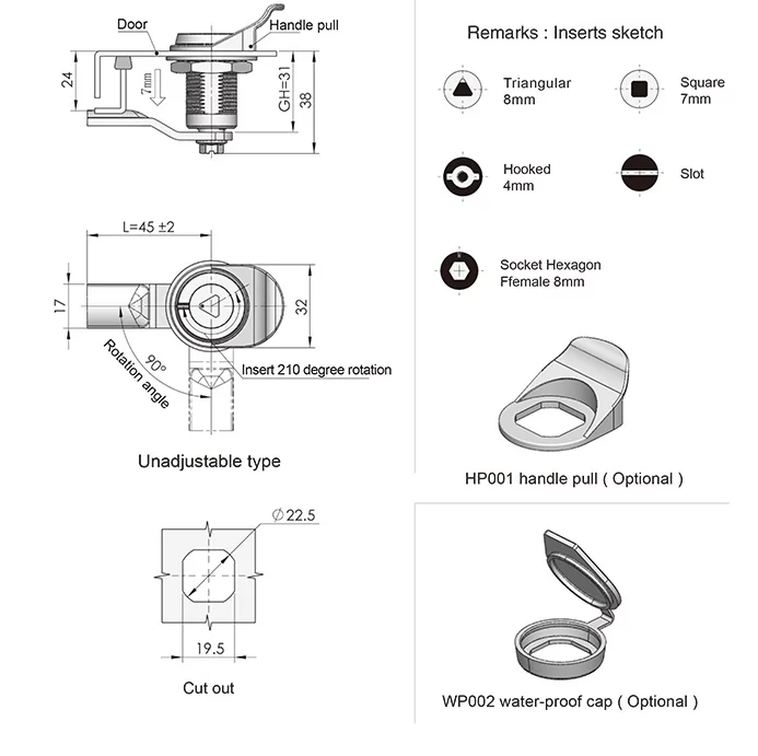 Compression Quarter-Turn Latch