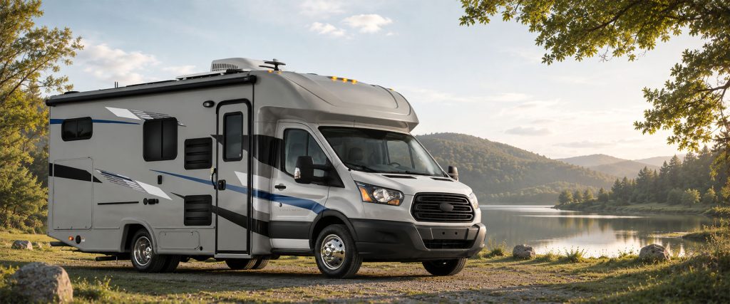 Accesorios para autocaravanas, como cerraduras, tiradores, bisagras y guías para cajones