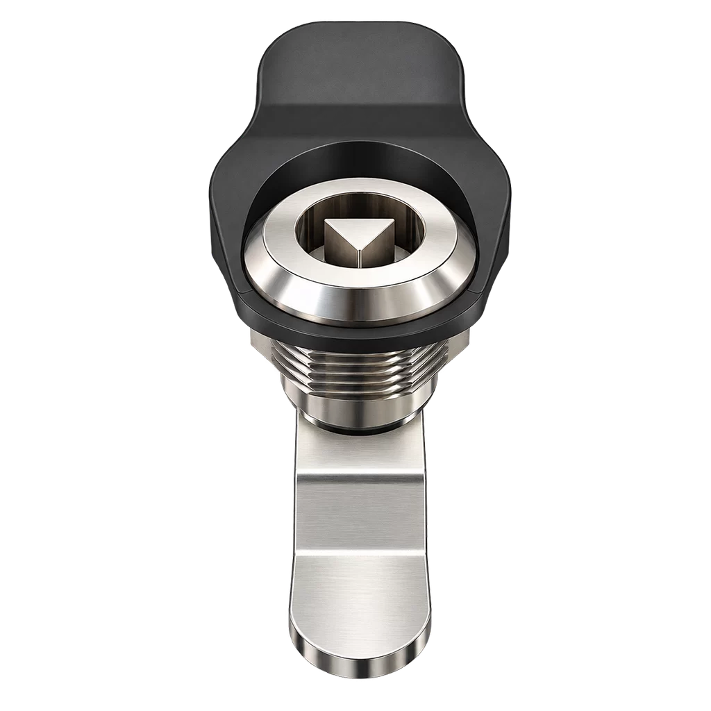 Compression latch for control cabinet