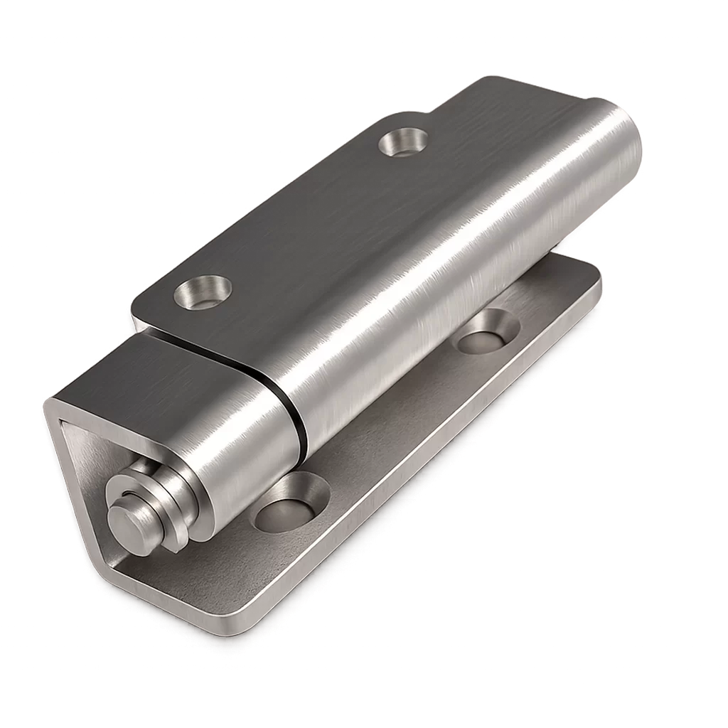 Concealed industrial hinge