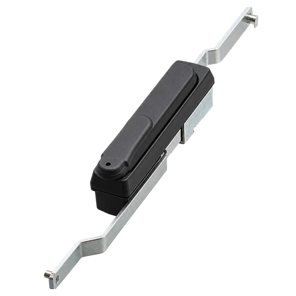 Multi-point locking solution for control cabinet