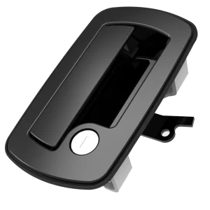 Black Recessed Paddle Latch ML100-3017